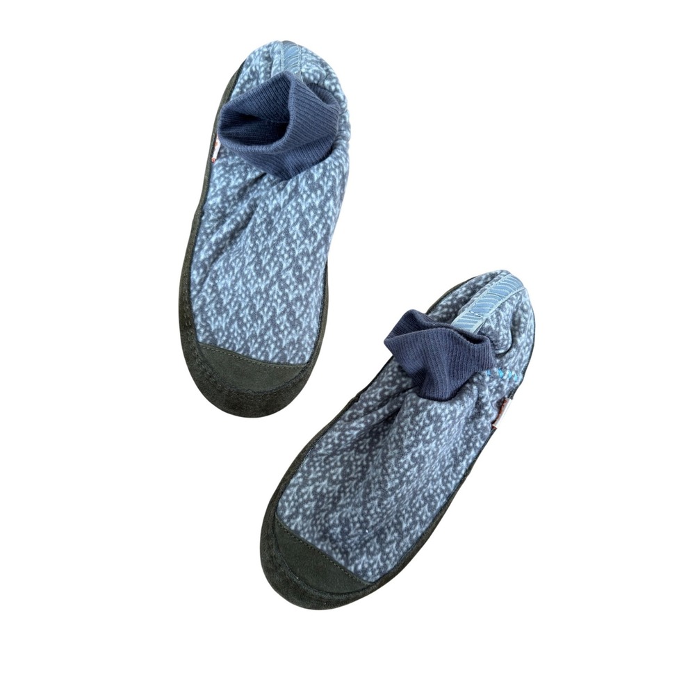 Acorn polar pair slipper socks in ash fleece